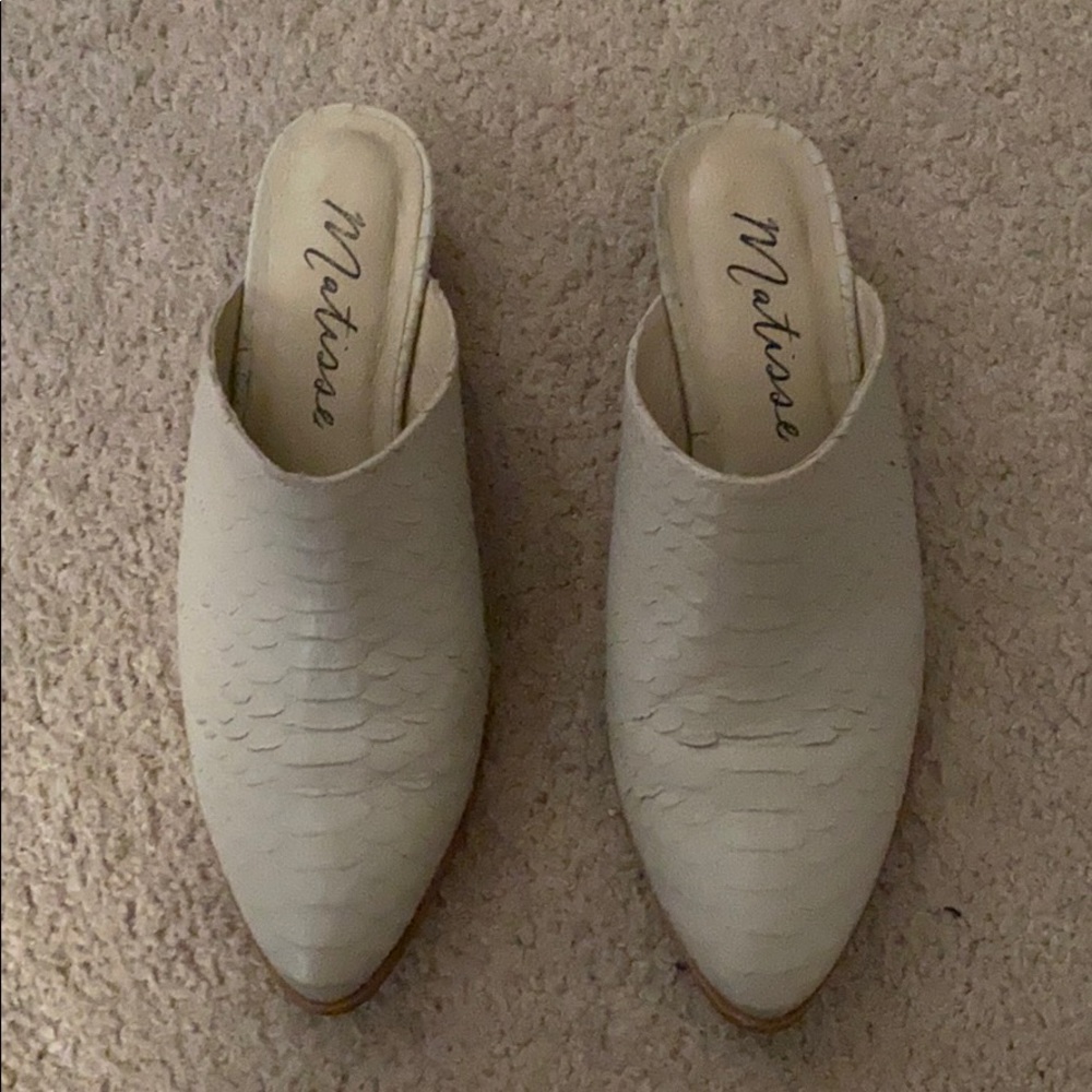 Matisse Mules with Short Heel